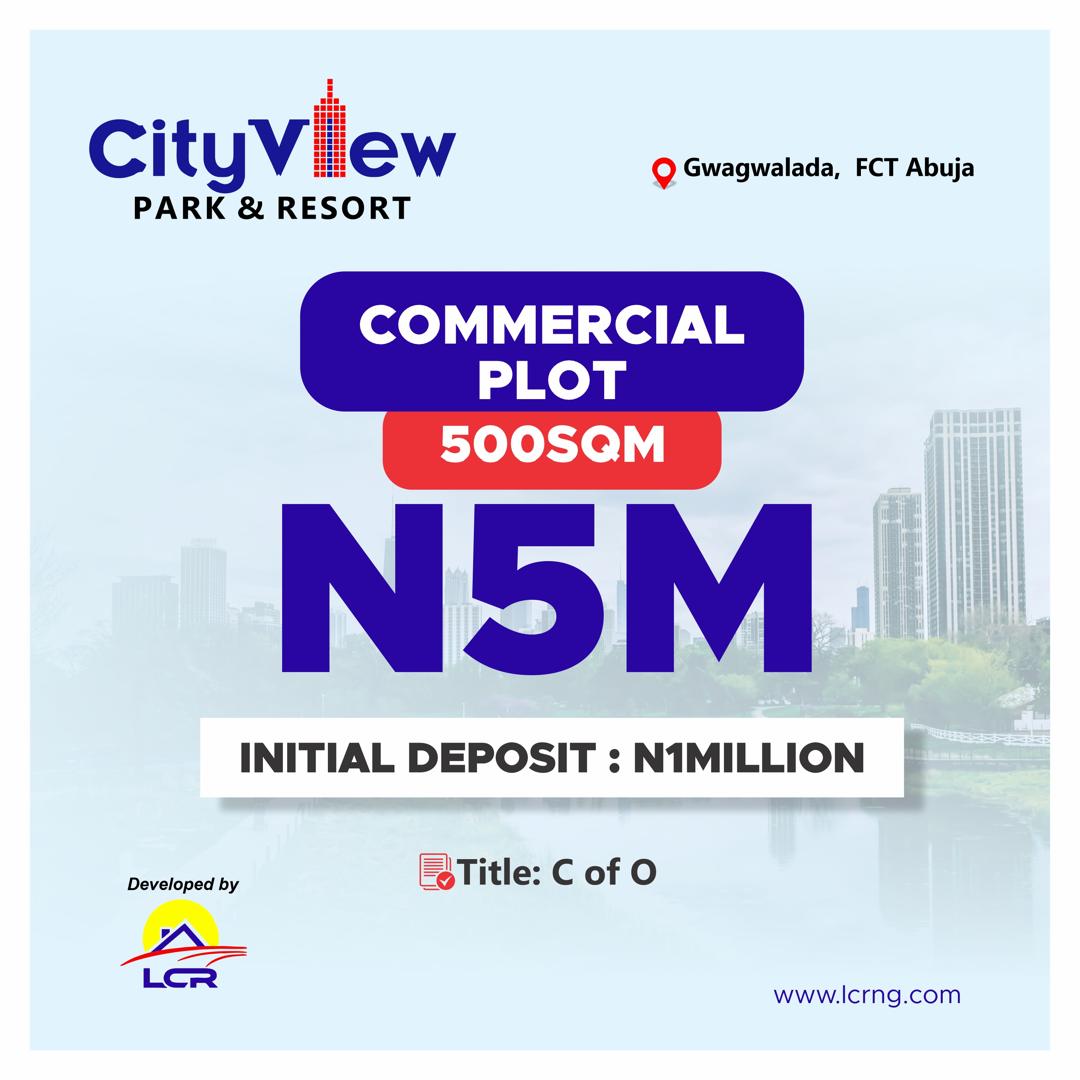 Experience the pinnacle of residential living at City View Park & Resort, a prestigious development nestled atop a hill in Gwagwalada, Abuja