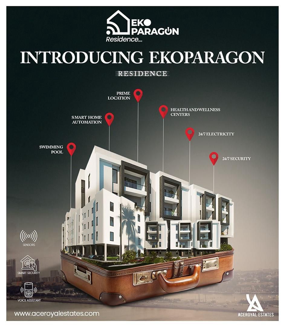 Eko Paragon Residence. A Luxury Living in Abijo G.R.A, a private residence with the unparalleled amenities and service of a world-class hotel