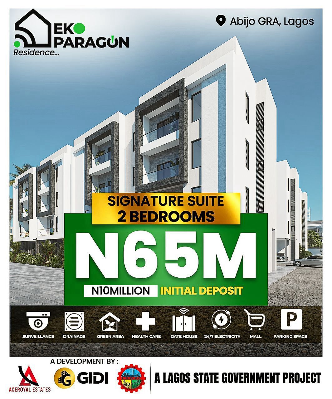 Eko Paragon Residence. A Luxury Living in Abijo G.R.A, a private residence with the unparalleled amenities and service of a world-class hotel